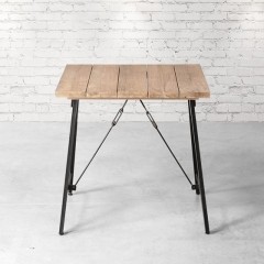 BISTRO TABLE LAT RECYCLED TEAK 75 - DINING TABLES